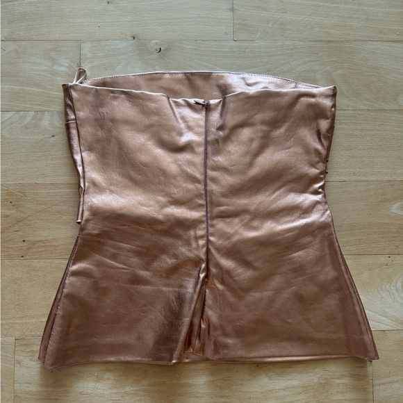 ZARA | Metallic Tube Top - Picture 4 of 4